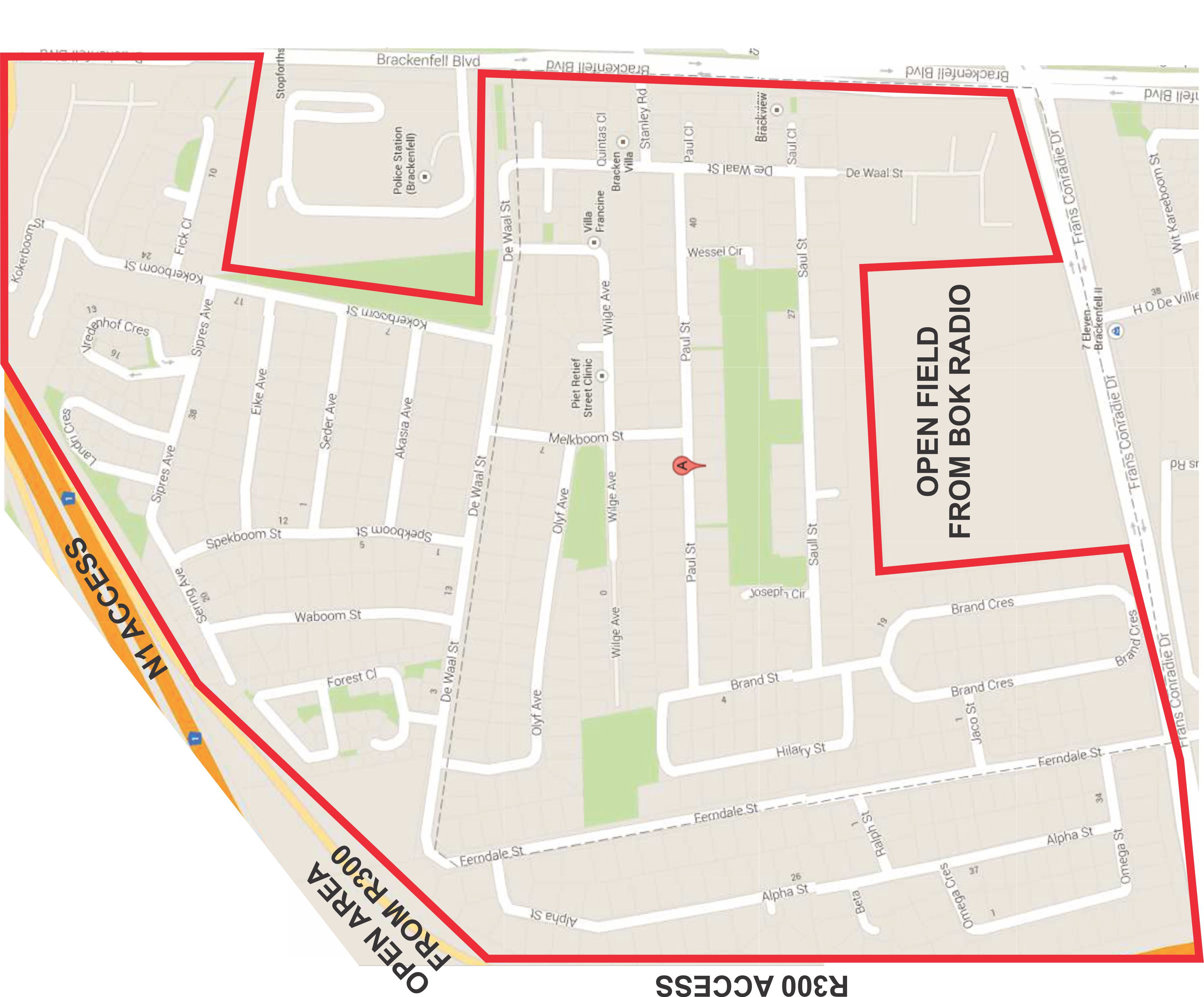 Bracken Heights Map Bracken Heights Map