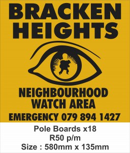 Pole Signs x18 Pole Signs x18
